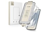 Mobil - Beskyttelsesglas - Tech-Protect Quick Set+ 2-Pack Tempered Glass for Samsung Galaxy S26+ - Black - 5906302390809