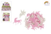 Figur - Pocket Money Glow In The Dark Unicorn's 24 pcs CDU - 621247