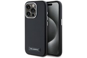 Mobil - Covers & Cases - Karl Lagerfeld FW Metal Plate MagSafe iPhone 15 Pro Max Case - Black - 3666339254919