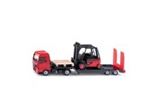 Legetøjsbil - SIKU Siku MAN lastbil med Linde gaffeltruck - 1763
