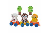 Konstruktionslegetøj - Abrick Ecoiffier  Farm Animals Block Train - 250 pieces. - 1369