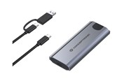 Harddisk - tilbehør - Conceptronic - storage enclosure - M.2 NVMe Card / PCIe (NVMe) - USB 3.2 (Gen 2) - DANTE05G