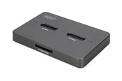 Harddisk - tilbehør - DIGITUS - SSD docking station - M.2 NVMe Card / SATA - USB-C 3.2 (Gen 2) - DA-71546-1