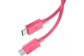 USB kabel - Spigen Essential USB-C to USB-C 60W Cable - 100cm - Pink - ACA10414