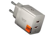 Mobil - Adaptere & Opladere - Spigen Essential 47W Wall Charger | 2x USB-C | Natural Titanium - ACH10451
