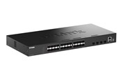 Switch - D-Link SmartPro DGS-1530-28S - switch - 28 ports - smart - rack-mountable - DGS-1530-28S/E
