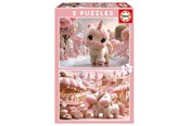 Puslespil - Educa 2X48 Sweet Unicorns - 20504