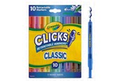 Kreativt Legetøj - Crayola Clicks Retractable Markers 10 Pcs - 58-8379