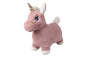 Kreativt Legetøj - Krea Hop And Bounce Plush Unicorn Rose Col. - 36-2051