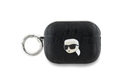 Mobil - Andet Tilbehør - Karl Lagerfeld Monogram Karl Head case for AirPods Pro 2 - black - 3666339283667