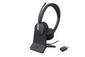 Hovedtelefoner/headset - Yealink WH64 Hybrid Dual with Charging Stand - 1208739