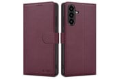 Mobil - Covers & Cases - Tech-Protect Wallet Case for Samsung Galaxy A57 5G - Burgundy - 5906302392162