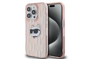Mobil - Covers & Cases - Karl Lagerfeld IML Choupette Head & Monogram case for iPhone 13 Pro Max - pink - 3666339286095