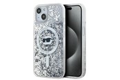Mobil - Covers & Cases - Karl Lagerfeld Liquid Glitter Choupette Head MagSafe case for iPhone 13 - transparent - 3666339285654