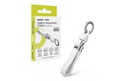 USB kabel - Mobile Origin CB17 240W 40Gbps 8K USB-C Keychain Cable - White - MO-UK-CB17-WHT