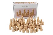Trælegetøj - Creativ Company Wooden Shapes 5-8cm - 90 pcs. - 544184
