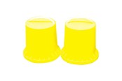 Udendørsleg - Playfun Yellow/Pink stilts - Assorted - 8753-yellow