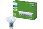 Lyskilder - Philips LED pære Ultra Efficient 2,1W/827 (50W) 36° 6-pak GU10 - 929003634694