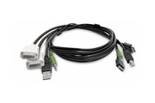 Skærmkabel - StarTech.com Startech adapter cable - TAA Compliant - 1.8 m - SK2DVI2HDMMKVM06-TAA