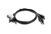 Skærmkabel - StarTech.com Startech adapter cable - TAA Compliant - 1.8 m - SKDVI2HDDP06MMKVM06T