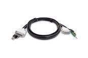 KVM-kabel - StarTech.com StarTech - keyboard / video / mouse (KVM) cable - TAA Compliant - 1.8 m - SKDVMMKVM06-TAA