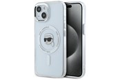 Mobil - Covers & Cases - Karl Lagerfeld IML Metal Karl Head MagSafe Case for iPhone 15 Plus White - 3666339284053