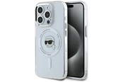 Mobil - Covers & Cases - Karl Lagerfeld IML Metal Karl Head MagSafe Case for iPhone 15 Pro Max White - 3666339284077