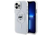 Mobil - Covers & Cases - Karl Lagerfeld IML Metal Choupette Head MagSafe iPhone 12 Case - White - 3666339284091