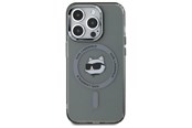 Mobil - Covers & Cases - Karl Lagerfeld KLHMP15XHLSCHK iPhone 15 Pro Max 6.7" black/black hardcase IML Metal Choupette Head MagSafe - 3666339284633