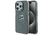 Mobil - Covers & Cases - Karl Lagerfeld KLHMP15XHLSKCK iPhone 15 Pro Max 6.7" black/black hardcase IML Metal Karl&Choupette Head MagSafe - 3666339284770
