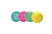 Babylegetøj - Edushape Sansebolde transperent 10 cm 4-pak - 19039
