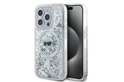 Mobil - Covers & Cases - Karl Lagerfeld Liquid Glitter Karl Head MagSafe case for iPhone 15 Pro Max - transparent - 3666339285616