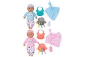 Dukker & Tilbehør - Micki Baby dukker Max & Mia 33 cm m/16 dele - 18333
