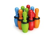 Udendørsleg - Adriatic Bowlingsæt m/9 kegler (H:25 cm) & 2 kugler - 13956