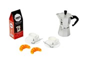 Rolleleg - Theo Klein Bialetti moka Espresso sæt m/kande kopper m.m. - KL9022
