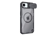 Mobil - Covers & Cases - Nillkin Iceblade Prop Magnetic Case with Lens Cover and Stand for iPhone 16e - Black - 6902048296367