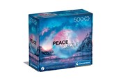 Puslespil - Clementoni Puzzle Peace Collection Light Blue 500 pieces Floor - 35116