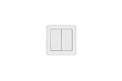 Smart Home - Shelly BLU Wall Switch 4 ZB DK White - Batteritryk til dansk afbrydersystem - Shelly_B_WS_4_ZB_DK