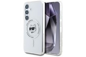 Mobil - Covers & Cases - Karl Lagerfeld Button Choupette Head Printed Logo MagSafe Samsung Galaxy S25 white - 3666339449896
