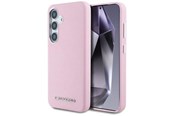 Mobil - Covers & Cases - Karl Lagerfeld Saffiano Full Wrapped Elongated Metal Logo MagSafe Case for Samsung Galaxy S25+ - Pink - 3666339450274