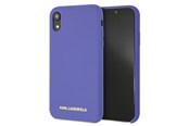 Mobil - Covers & Cases - Karl Lagerfeld Silicone iPhone Xr Case - Purple - 3700740435557