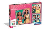 Puslespil - Clementoni Puzzle Square - Disney Princess 3x48 pieces Floor - 25064