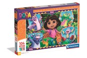 Puslespil - Clementoni Puslespil Maxi Dora The Explorer -2- 2025 104 brikker Floor - 25077