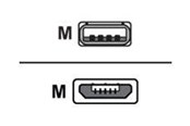 USB kabel - Zebra - USB cable - USB to Micro-USB Type B - 1.8 m - P1063406-045
