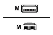 USB kabel - Zebra USB cable - 2 m - CBA-UF1-S07ZAR