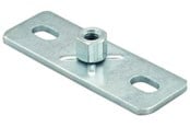 Rørophæng og rørkoblinger - Fischer GPL grundflange, M10 - 79666