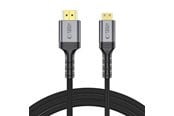 Skærmkabel - Tech-Protect UltraBoost Mini HDMI to HDMI 2.1 8K 60HZ 200cm Cable - Black - 5906302323708