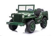 Løbecykler, Gåbiler & Scootere - Azeno Explorer Army 3-Seat Ride-On Vehicle 4x24V - 6950921