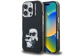 Mobil - Covers & Cases - Karl Lagerfeld IML Aquarelle Karl & Choupette & Logo iPhone 16 Pro Case Black - 3666339464769