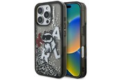 Mobil - Covers & Cases - Karl Lagerfeld Liquid Glitter Choupette Logo Case for iPhone 16 Pro Max - Black - 3666339464059